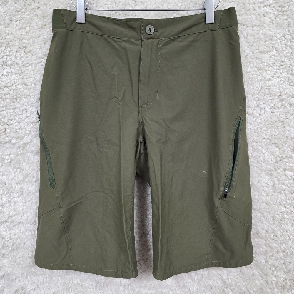 Patagonia Mens Landfarer‎ Bike Shorts Zip Pocket Stretch Size 29x11.5